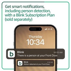 Blink Wireless Video Doorbell System (2nd Generation) and Mini Indoor Camera BJS