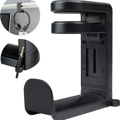 Rotating Headphone Stand Gaming Headset Holder Adjustable Under Desk Hanger Lot