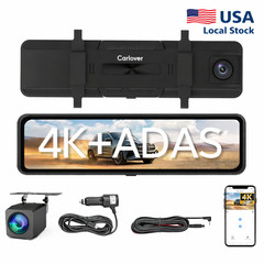 Front Rear Digital Dashcam Western 12″ 4K 256gb WiFi ADAS BSD Touch Screen