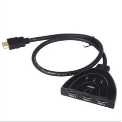 3 Port HDMI Splitter Cable 1080P Switch Switcher HUB Adapter for HDTV PS4 Xbox