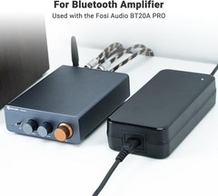 Fosi Audio 48V 5A Power Adapter Supply for Home Audio Bluetooth Stereo Receiver