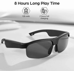 Glasses, Polarized Bluetooth Sunglasses, Built-in Mic & Speakers, Voice Assis…
