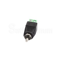 DC Power Connector 2.1 x 5.5mm BNC RCA Male /Female CCTV Video Balun Adapter LOT