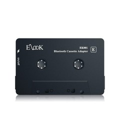 Elook Car Audio Receiver, Bluetooth Cassette Receiver Tape Aux Small, Black