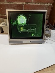 Vintage SHARP Aquos 13 inch TV LC-13S1U-S LCD Box,Remote, Manual Retro Gaming