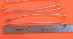 SMA Plug to SMB Jack Bulkhead – 24cm Semi-Rigid Formable Coax – Pasternack