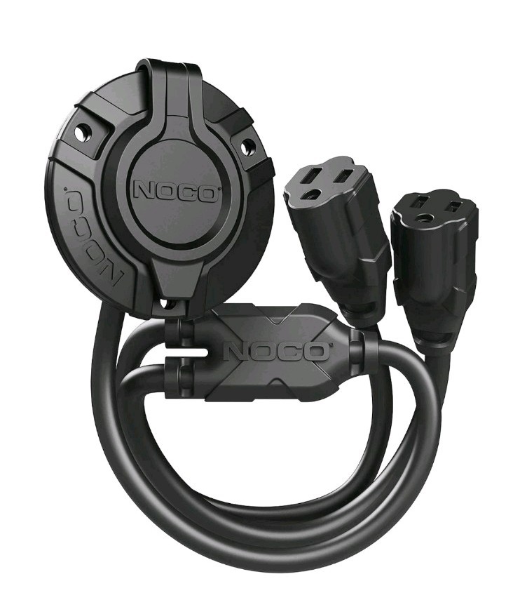 NOCO GCP2 AC Port Plug 15A 125V UL Certified Waterproof Vehicle Charging Outlet