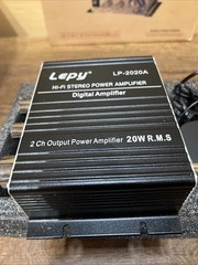 US Lepy LP-2020A Hi-Fi Stereo Amplifier Digital Power Amplifier 2CH 20Wx2 R.M.S