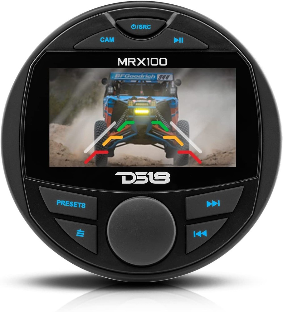 DS18 MRX100 Marine Head Unit Video TFT LCD Screen Bluetooth Audio USB Receiver