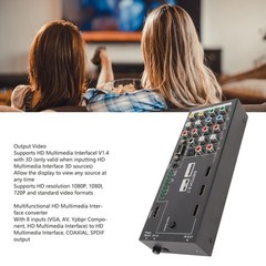 HD Multimedia face Converter VGA AV Ypbpr Component HD Multimedia CHU