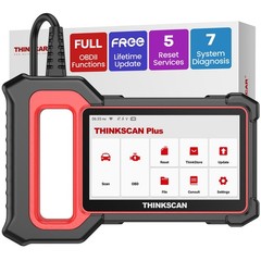 2026 Thinkscan Plus S7 ABS SRS BCM IC AC Car OBD2 Scanner 7 system Free Update