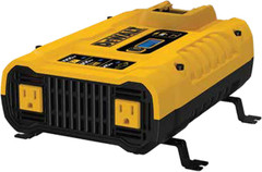 20V Power Inverter 1000 Watt Dual AC USB Ports Battery Clamps DC Plug Use