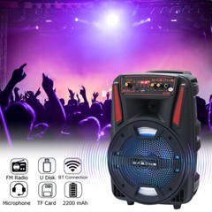 1000W Portable Wireless bluetooth Speaker Super Bass Stereo Radio FM TF AUX USB