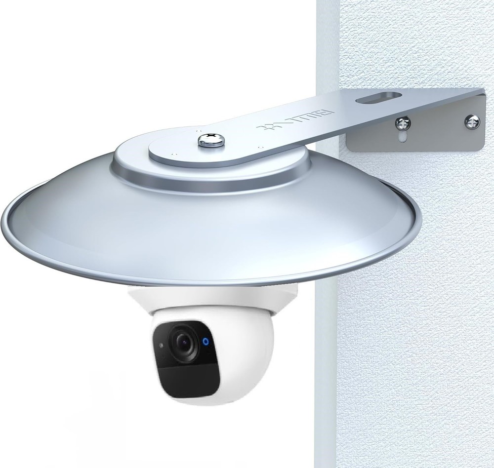 Outside Corner Wall Mount for Camera not included, Weather Shield Metal Cover