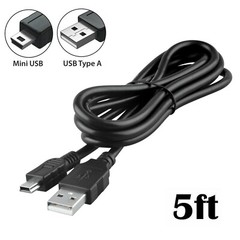 Fite ON 5ft USB Cable Charger Cord for Garmin GPS Nuvi Power Charging Sync Data