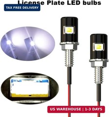 License Plate Light, License Tag Screw Bolt LED, Super Bright 12V Waterproof Lic