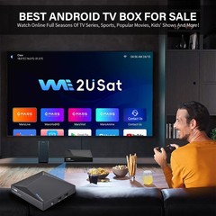 We2USat K3 PRO Android 10.0 TV Box 6K Ultra Support Netflix/YouTube/Prime Video