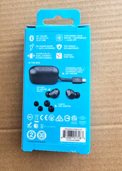 JLab GO Air Pop+ True Wireless Bluetooth Earbuds, Black NEW!