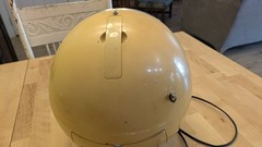 Vintage Weltron 2001 Spaceball AM/FM Radio Yellow 8 Track