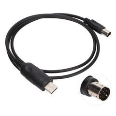 8 Pin Mini Din To USB 8 Pin Din Female To USB Cable PVC Write Frequency Cable 8