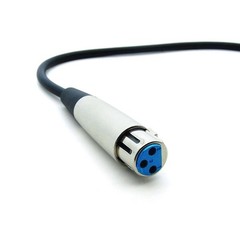 15 Pack of 15Ft XLR 3P Female to 1/4″ Unbalanced Microphone Cable