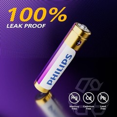16 Pack 1.5V 1200mAh Philips AAA Lithium Triple A Ultra Long Lasting Batteries