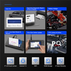 MUCAR CS4 Car OBD2 Scanner Code Reader Check Engine ABS SRS Oil Diagnostic Tool