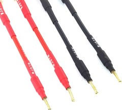 WJSTN Flex Pin Banana Plugs to 4mm Female Banana Jack Speaker Audio Adapter for