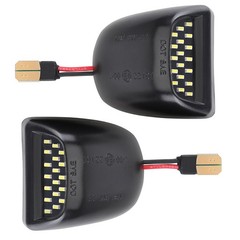 2x Bright White LED Tag License Plate Light Rear For 99-13 Chevy Silverado 1500