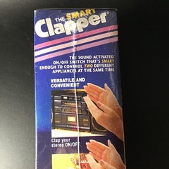 Smart CLAPPER On/Off Sound Light Sensor Wireless Switch NEW Sealed Box Vintage