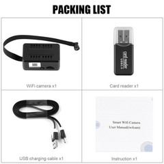 4K Ultra HD Wireless 1080P Mini screw Module WIFI Pinhole DIY Camera DVR Cam USA