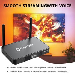 SuperBox S6 Pro TV BOX New Factory Sealed Latest Android WiFi Play Ship Same Day