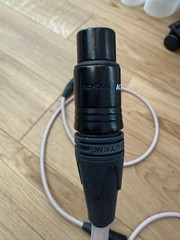 Acrolink 6N-A2110 II XLR Cable 1m Pair High-End Audio Balance Cream Interconnect