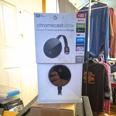 Google Chromecast Ultra 4K Digital Media Streamer – Black (GA3A00403A14)