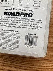 RoadPro 4-Pin Noise Cancelling CB Microphone Super Coil Cord New Old Stock