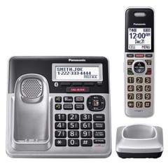 Panasonic KX-TG994SK DECT 6.0 Bluetooth 4-Handset Cordless Phone System (No Box)