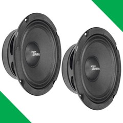 (2) 6.5″ MIDRANGE TIMPANO 500W TPT-MR6-4 PRO 4 OHM CAR PRO AUDIO SPEAKERS – PAIR