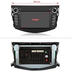 For Toyota RAV4 2006-2012 7″ Android 15 Wifi Apple Carplay Car Stereo Radio GPS