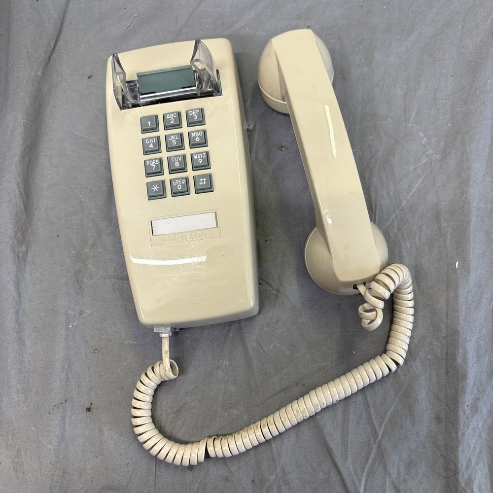 Cortelco 2554-V-IV 255409-vba-20m Wall W/ Volume Ivory