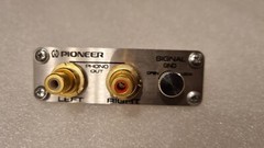 PIONEER RCA signal connector for turntable 10 YEARS WARRANTY- high quality