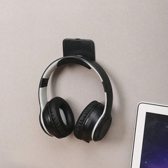 Wall-Mount Headphone Hanger Hook Adhesive No-Drill Gaming Headset Stand Hat Rack