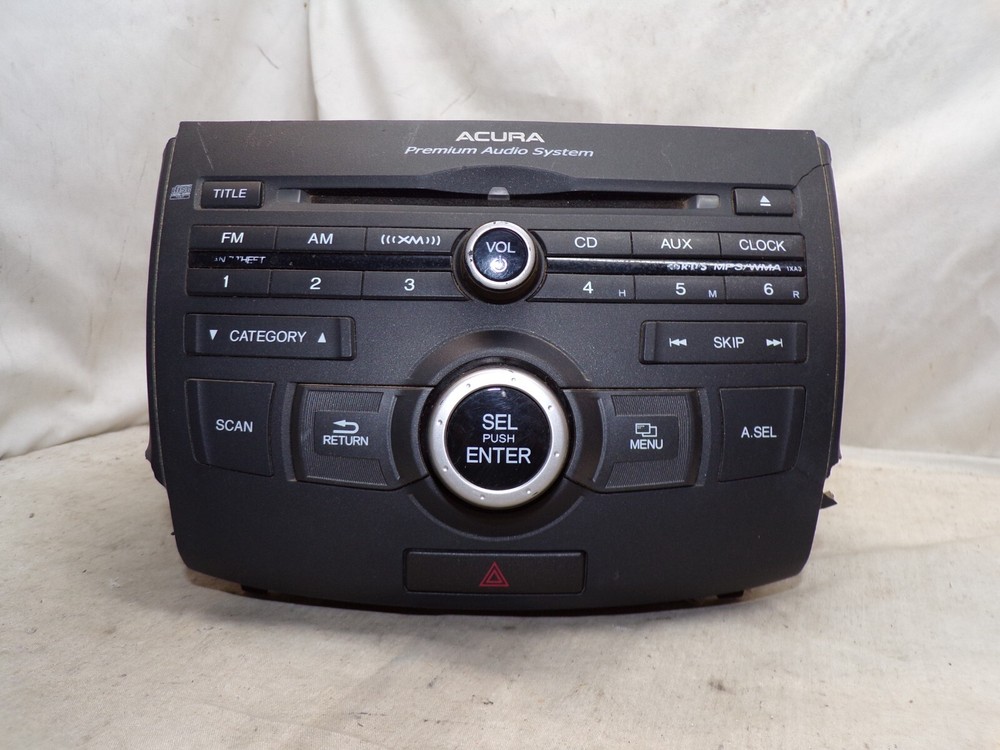 09 10 11 Acura TSX Premium Audio Radio Cd MP3 & Code 1XA3 39100-TL2-A000 SXR19