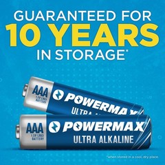60 Count AAA Batteries – Ultra Long Lasting Alkaline Power, 10- Shelf Life