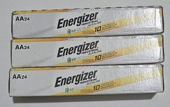 Energizer Industrial AA Alkaline Batt. 1.5V EN91, 24 Pack x(3) Plus (2)4pk 80ct