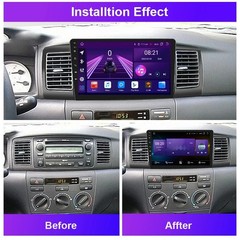 Android 15 Car Apple Carplay Stereo Radio GPS Navi For Toyota Corolla 2003-2008