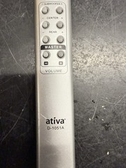 Ativa Remote D-1051A Tested FULL MODEL LIST Description.