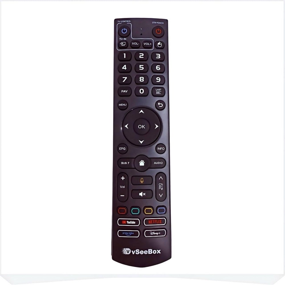 Authentic vSeeBox Backlit voice Remote V3 Pro, V5 Pro, Elite Ultra, Elite Mini