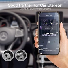Aux Cord 4ft, 3.5mm Audio Cable Nylon Braided Male to Male for Car Headphones