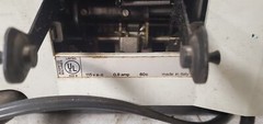 Vintage Unbranded Electronic Desktop Printer Calculator No Power Italy