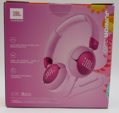 JBL Junior 320 Kid Safe On-Ear Wired Headphones for Kids (Purple) NEW SEALED